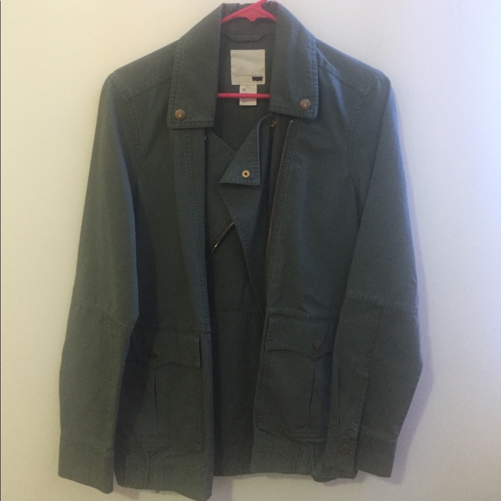 Green coat